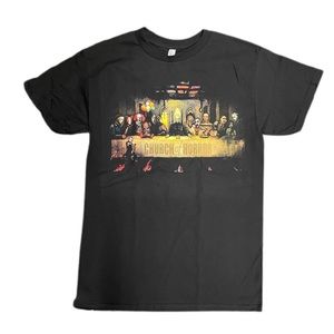 Church of horror TShirt monsters scary unisex tee